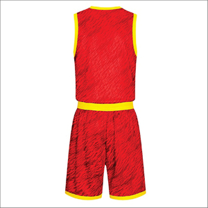 เสื้อบาสเก็ตบอลแบบกลับด้านได้ ระบายอากาศได้ดี สำหรับผู้ใหญ่ ผลิตจากโพลีเอสเตอร์ 100% ซับเหงื่อ ป้องกันแบคทีเรีย พร้อมสกรีนชื่อทีมตามสั่ง - Product Image 6