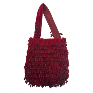 Découvrez des sacs à main brodés et perlés au charme artisanal, parfaits pour les mariages, les fêtes, les cadeaux de mode et les collections de boutiques. - Product Image 1