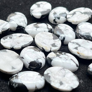 Turquesa Cobre Búfalo Blanco, Cabujón Ovalado, Gema Suelta para Joyería - Product Image 5