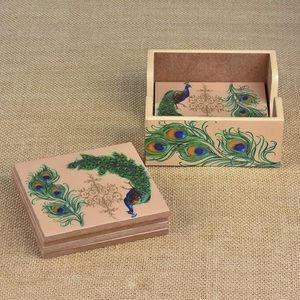 ชุดจานรองแก้วไม้พร้อมที่วาง ลายเคลือบคุณภาพสูง ราคาถูก โปรโมชั่นลดราคา - Product Image 4