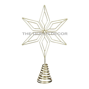 ดาวประดับยอดต้นคริสต์มาสทรงทันสมัยขายดีที่สุด สำหรับตกแต่งภายในบ้าน ขายส่งสำหรับงานซับลิเมชั่น - Product Image 3