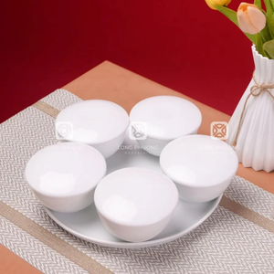 Bandeja Tet Ngu Mao OEM porcelana blanca platos de cerámica rectangulares elegante juego de vajilla para restaurante Hotel comedor al por mayor - Product Image 2