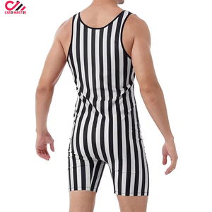 Nouveau justaucorps de lutte personnalisé pour hommes avec logo du drapeau national du Pérou sur le devant, extensible, léger, respirant, 100% polyester - Product Image 3