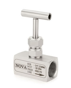 Vanne à aiguille manuelle pour gaz avec des tailles de ports de 1/4 à 2 pouces pour un réglage précis du débit et un contrôle des conduites industrielles - Product Image 4