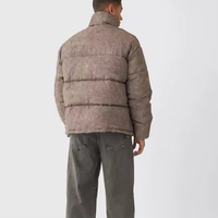 Dernier design, veste bomber d'hiver antibactérienne extrêmement chaude, tissu en toile, fermeture éclair embossée, capuche, logo sur le devant, pour hommes