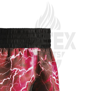 Shorts de Muay Thai Personalizados al por Mayor, Pantalones Cortos de Kickboxing MMA, Unisex, Transpirables, Elásticos, de Secado Rápido, Ligeros, 100% - Product Image 3