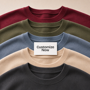 Fabricant de vêtements sur mesure, t-shirt pour homme, impression DTG, t-shirt graphique, t-shirt uni, poids lourd, 100% coton, t-shirt surdimensionné - Product Image 1