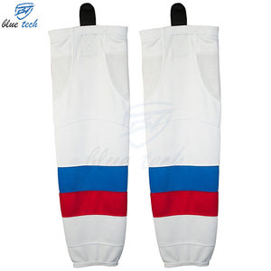 Chaussettes de hockey sur glace personnalisées, respirantes, écologiques, antibactériennes, pour équipes professionnelles, durables, extensibles, pour joueurs adultes - Product Image 2