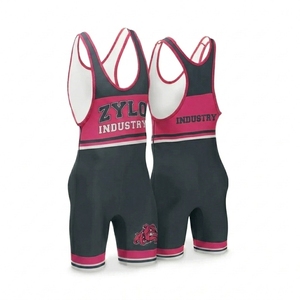 Wholesale Custom New Arrival Sublimation Spandex Wrestling Training Uniforms <b>Mens</b> Wrestling Singlet - Product Image 4