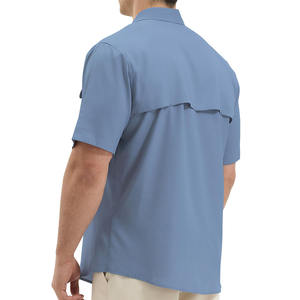 เสื้อตกปลาผู้ชายแบบใหม่ล่าสุด ผ้าโพลีเอสเตอร์ผสมสแปนเด็กซ์ ระบายอากาศได้ดี แขนยาว พิมพ์โลโก้ได้ตามต้องการ - Product Image 2