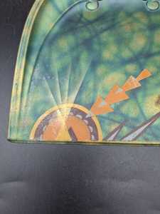 Juego de Recogedor y Cepillo de Metal Futurista Decorado con Motivos Geométricos - Product Image 6