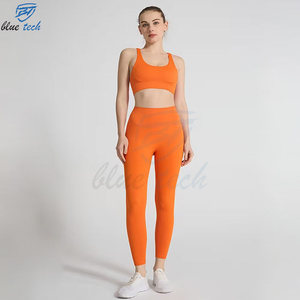 Ensemble de sport pour femmes de haute qualité, vêtements de yoga, soutien-gorge de sport avec leggings extensibles, fabricant en gros - Product Image 2
