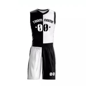 Nuevo diseño de uniforme de baloncesto para hombre 100% poliéster con logotipo personalizado, uniforme fabricado por Timer Industry - Product Image 2