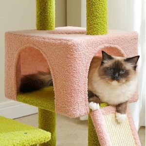 Torre per Gatti a Più Livelli da 120 cm con Tiragraffi Rivestiti in Sisal - Alberi e Tiragraffi Premium per Gatti - Product Image 2