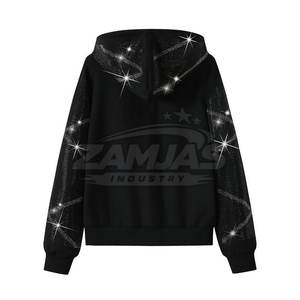 Survêtements en strass de couleur unie pour adultes, style streetwear, taille personnalisée, dernier design, survêtements en strass pour hommes - Product Image 3