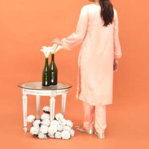 พรีท 2 พีซชุดเซ็ตอะคริลิคประดับลายพีชสำหรับผู้หญิง ไซส์ S PW4184 - Product Image 1