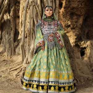 Ropa Tradicional Hecha a Mano, Vestido Afgano de Alta Calidad, el Mejor Material, Vestidos Vintage Afganos para Mujer, Vestidos de Novia - Product Image 3