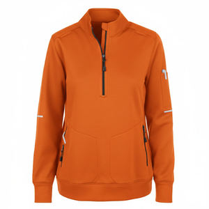 Blouse médicale unisexe style tactique, pull à fermeture éclair 1/4, uniforme d'hôpital, veste de maintien au chaud, poches zippées, vente en gros de blouses médicales - Product Image 2