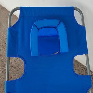 Tumbona Plegable Moderna y Ajustable, Tumbona de Playa Portátil de Lujo para Exteriores con Orificio para la Cara y Correas de Mochila, Económica - Product Image 5