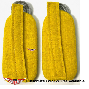 KEW Customizable Eco-Friendly Silver <b>Braided</b> Yellow Back Shoulder Board Luxury Epaulettes Vintage <b>Accessory</b> - Product Image 3