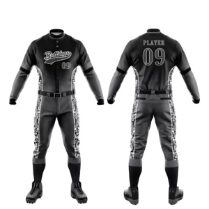 Uniforme de baseball bon marché prix de gros uniformes de baseball uniforme de baseball pour hommes personnalisé à vendre dans le prix bon marché à vendre - Product Image 1