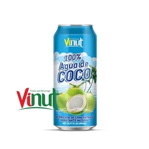 490ml Vinut orgánico enlatado Agua de Cocor Diseña tus distribuidores de etiquetas 1 en Vietnam Director del fabricante - Product Image 1