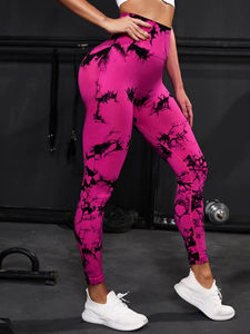 Leggings de sport pour femme, collection hiver, effet push-up, respirants, séchage rapide, motif uni, idéaux pour le yoga et l'entraînement intensif – Nouvelle collection en promotion - Product Image 2