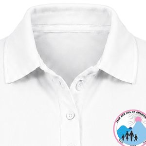เสื้อโปโลปักลายตราสัญลักษณ์ไวท์แจ็คแอนด์จิลสำหรับผู้หญิง แขนสั้น คอปก ติดกระดุม น้ำหนักเบา สวมใส่สบาย เหมาะสำหรับทีม - Product Image 2
