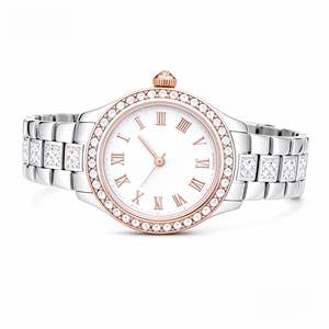 Montres de luxe en acier inoxydable pour hommes, mouvement mécanique, étanches, avec diamants et design de lunette, vente en gros d'usine - Product Image 1