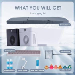 Smart Ice Bath Tub with Basin, Built-in Chiller (Down to 38 °F) – Smartphone Controlled, Whisper-Quiet - Product Image 6