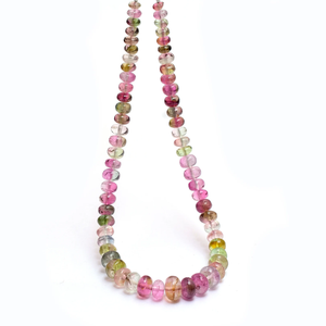 Turmalina Bio AAA de 5mm-8mm, Cuentas Sueltas de Turmalina Rosa Natural de las Minas de Calabar, Piedras Preciosas para Joyería - Product Image 1