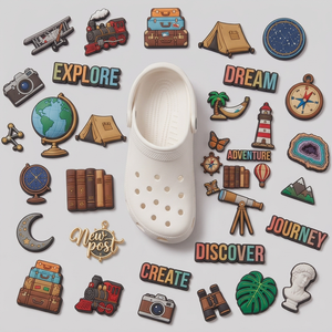 Factory Direct PVC Shoe Charm for <b>Clogs</b>, Garden Shoes and Sandals, OEM Custom Logo Service for Wholesale Buyers Worldwide - Product Image 4