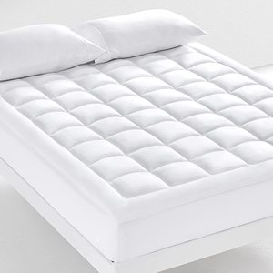 Protège-matelas matelassé en microfibre imperméable et rafraîchissant, pliable, extra épais, en mousse à mémoire de forme, 400TC, toutes saisons - Product Image 1