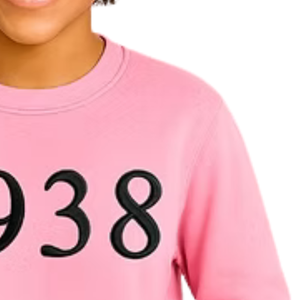Sudadera Rosa para Niñas con Bordado 3D, Estilo Casual, Manga Larga, Cómoda para el Día a Día - Product Image 3
