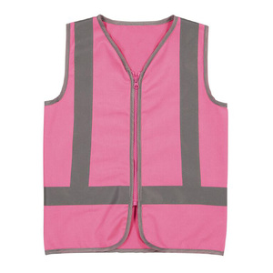 Vêtements de travail en plein air, gilet d'équipe personnalisé avec logo, gilet de sécurité routière à séchage rapide, vêtements en maille, gilet de sécurité fluorescent réfléchissant - Product Image 4