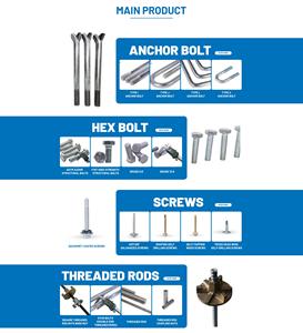 Vis hexagonales structurelles classe 8.8 et 10.9 F10T en acier au carbone haute résistance, fabriquées au Vietnam pour la construction en acier - Product Image 4