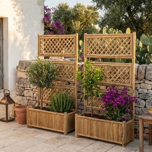 Estante y Jardinera de Bambú Natural, Soporte Vertical para Plantas, Decoración para Patio Exterior, Proveedor de Vietnam con MOQ Bajo - Product Image 6
