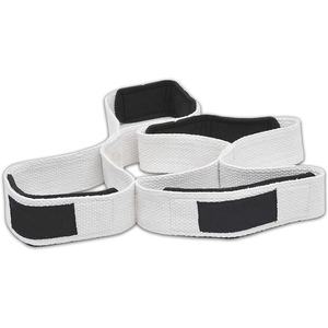 Factory Wholesale Gym Gear 100% Cotton Figure 8 <b>Lifting</b> <b>Strap</b> Professional Grade Weight <b>Lifting</b> Wrist <b>Straps</b> with Foam Padded - Product Image 2