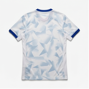 Camiseta de Fútbol Blanca Sólida para Sublimación 2026 |   Cuello en V |   Manga Corta |   Número Personalizado |   100% Poliéster |   OEM al por Mayor - Product Image 3