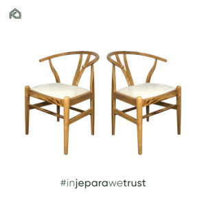 Silla de Jardín Artística Personalizada de Madera Maciza Moderna para Sala de Estar y Comedor - KLOPS LIVING - Product Image 1