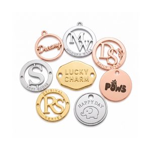 Factory Direct Custom Metal Logo <b>Tags</b> Plated Brand Nameplates for Garment Bags Shoes Hats and Fashion Accessories - Product Image 1