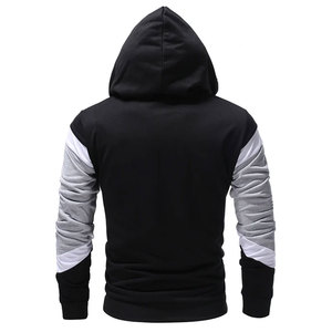 Sweat-shirts à capuche pour hommes de qualité supérieure, taille plus, coupe classique, 100% coton, confortables, respirants, en tissu polaire français, fermeture éclair, couleur unie - Product Image 6