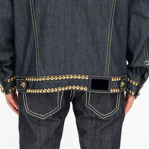 Factory Rate Winter Wear Stylish Denim <b>Jackets</b> for Men's Good Quality Casual Slim Fit Men Long Sleeve Denim <b>Jacket</b> - Product Image 5