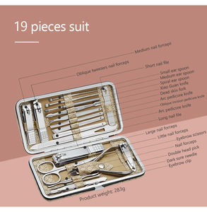 Top Selling <b>Manicure</b> Pedicure Set High Quality Custom Made Stainless Steel Lightweight <b>Manicure</b> <b>Kit</b> With Customized Packaging - Product Image 3