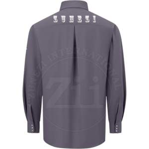 Camiseta de Trabajo Ignífuga FRC para Hombre, 7.5OZ NFPA2112/2, Protección Contra Vapores, Manga Larga, con Respirador - Product Image 3