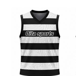 Black White Volleyball Sleeveless <b>Shirt</b> Team Sportswear Athletic Jersey Top Match Training Performance Uniform Apparel - Product Image 1