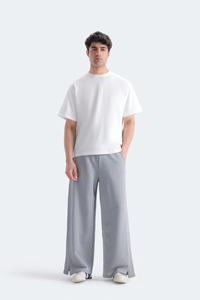 T-shirt basique en coton biologique 100% lavé, imprimé léopard - Product Image 4