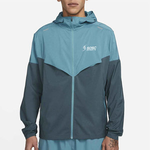 Classic Hooded Windbreaker <b>Jacket</b> with <b>Breathable</b> Mesh Lining <b>Waterproof</b> & <b>Lightweight</b> for Winter Outdoor Activities - Product Image 1