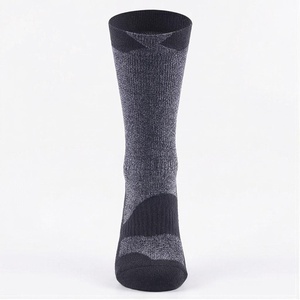Crew Athletic <b>Socks</b> Solid Gray Black Breathable <b>Running</b> <b>Socks</b> for Adults Spring Season - Product Image 1