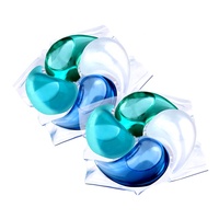 Dosettes de détergent à lessive naturelles écologiques jetables à faible mousse 4-en-1 couleur protéger pour peau sensible et machine à laver